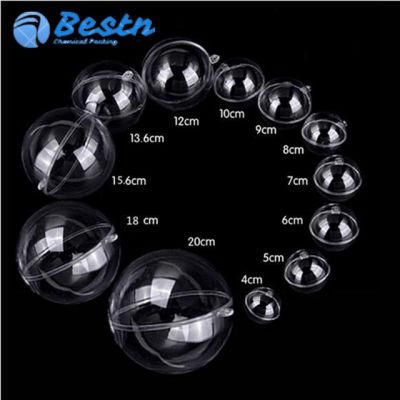 Clear Plastis Openable Ball for Christmas Decoration