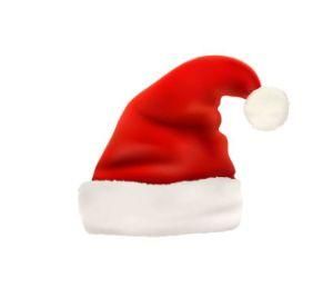 Manufacturer Custom High Quality Plush Adults Christmas Hat with Logo