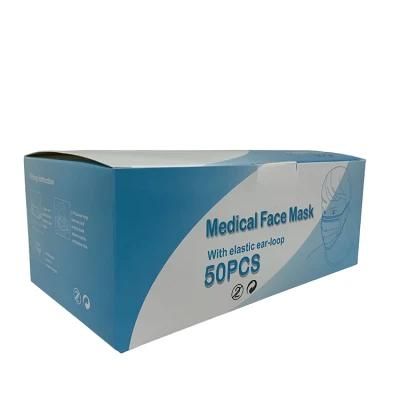 3 Ply Disposable Medical Face Mask Bfe 99% with Earloop
