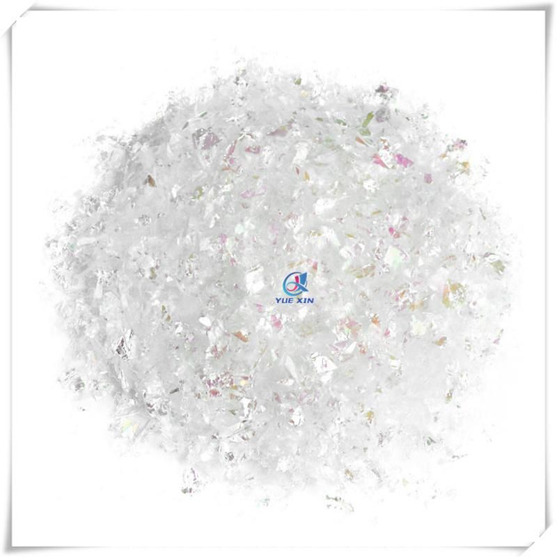 Iridescent Artificial Snow for Embellishing Holiday Crafts and Displays