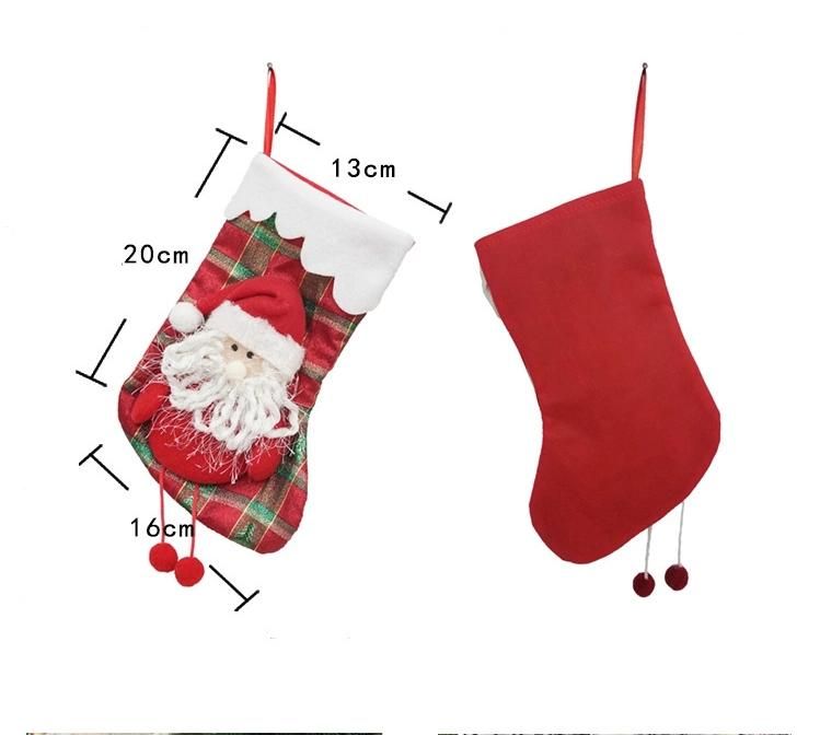 Hot Sales Promotion Gift Christmas Santas Snow Man Little Socks for Children