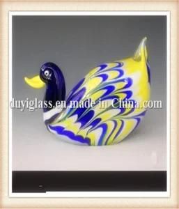 Animal Multicolour Duck Glass Craft for Gift