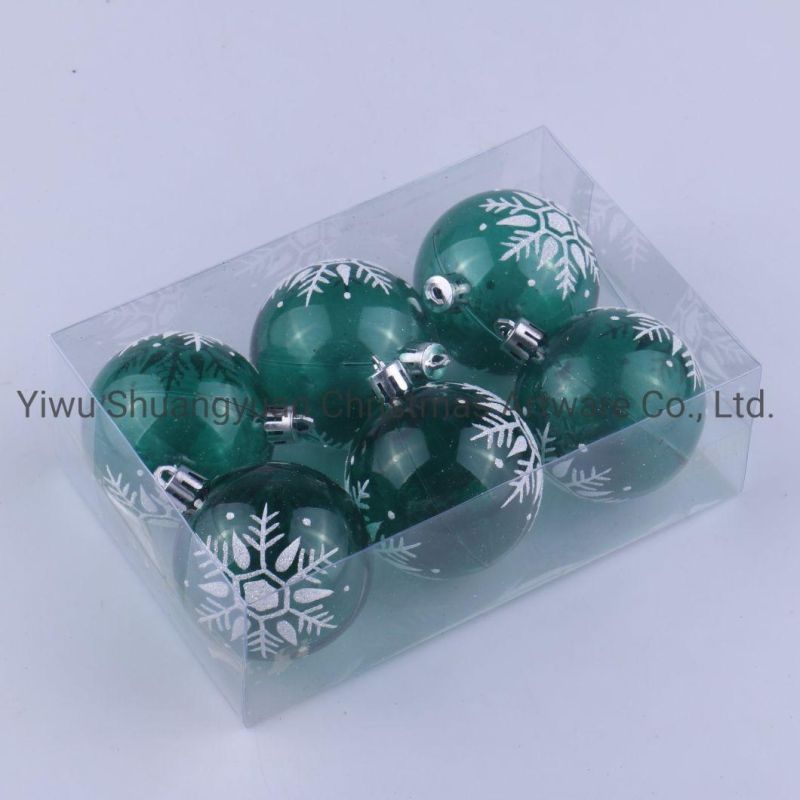 Green Plastic Christmas Balls Christmas Ornaments Balls