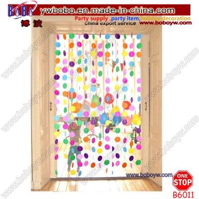 Birthday Wedding Party Items Paper Circle Dots Garland Colorful Hanging Banner Party Decor (B6011)