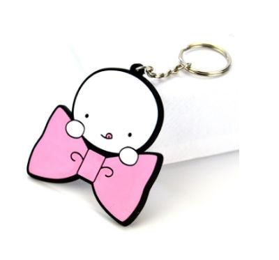 Custom 3D Soft PVC Rubber Keychain for Promotion Giveaway