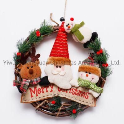 Christmas Fruit Basket Hanging Decor for Holiday Wedding Party Decoration Supplies Hook Ornament Craft Gifts