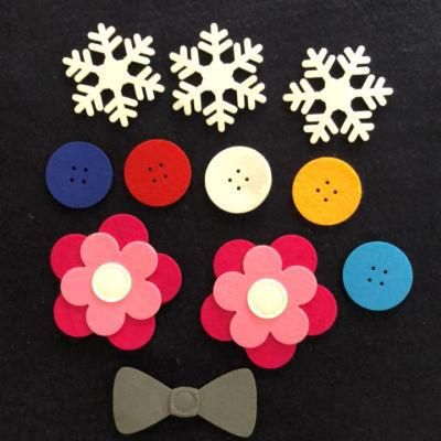 Christmas Decoration Felt Designs Snow Flower Scene Felt