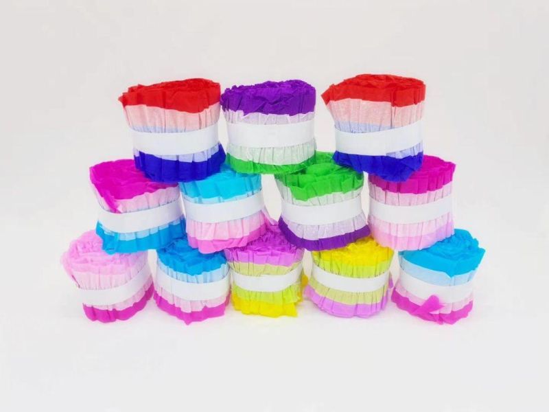 Wholesale Throwing Crepe Roll Streamer for Wedding Birthday Party