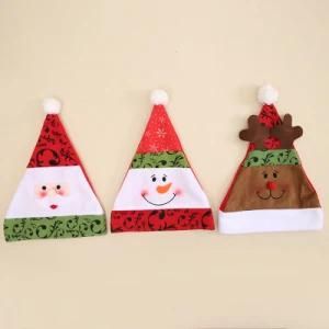 Adults and Kids Christmas Caps Thick Ultra Soft Plush Santa Claus Holidays Fancy Dress Hats