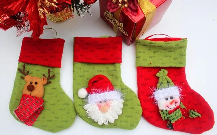 Custom Wholesale Christmas Decoration Gift Socks Stocking