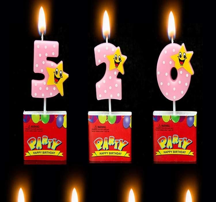 High Quality Number Birthday Cake Candle From China Factory