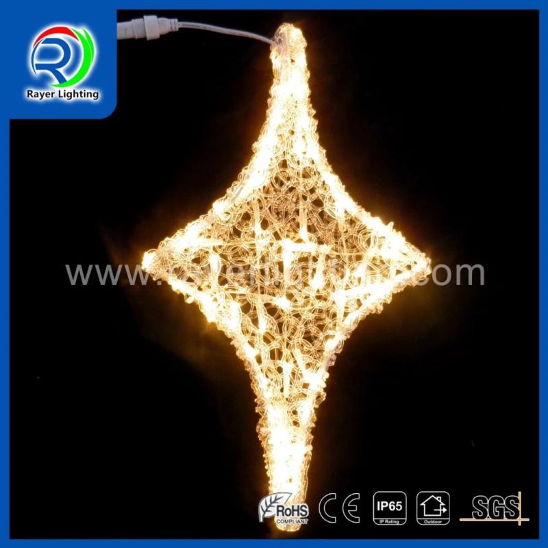 LED Rhombus Shape 2D Motif Lights Christmas Gift Decoration