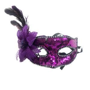 European and American Boutique Fashion Feather Mask Halloween Face Mask Headdress