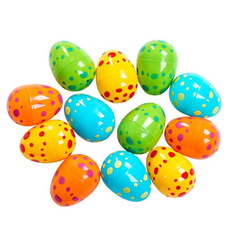 Hot Sale Plastic Printed Colorful Easter Festival Egg