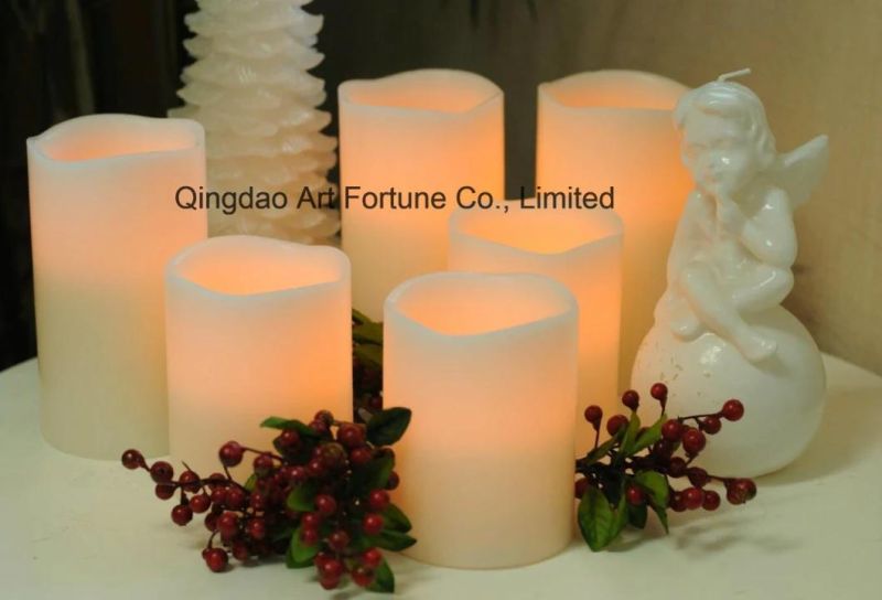 Wholesale Flameless LED Light Christmas Candle for Christmas Decoration