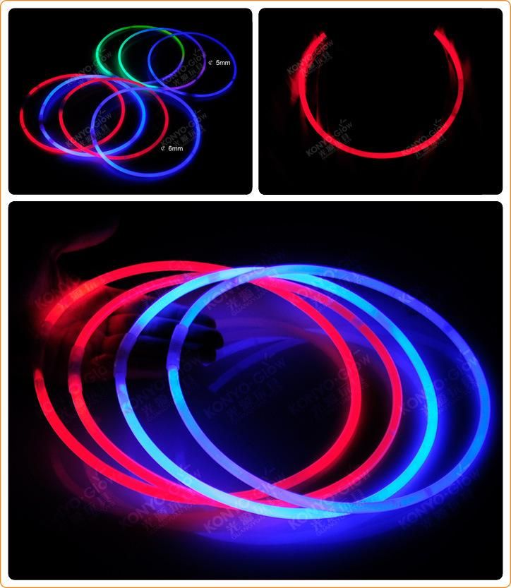 Party Decoration Glow in The Dark Glow Stick Glow Necklace