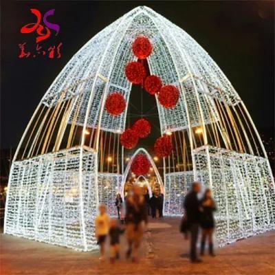 Factory Price LED Arch Motif Light for Garden Street Decoration