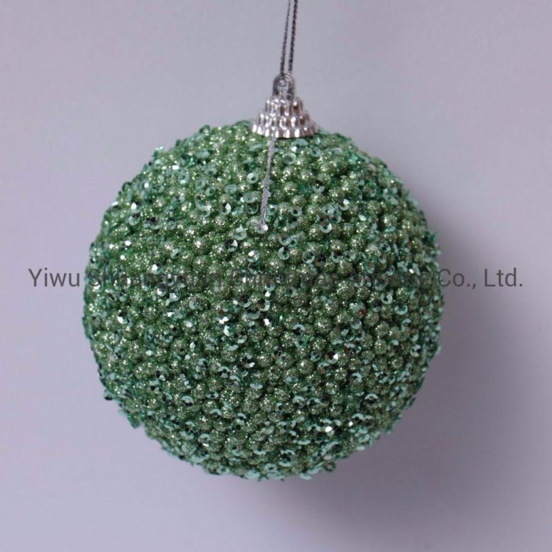 Foam Painted Christmas Hanging Ornamentstree Hanging Ball