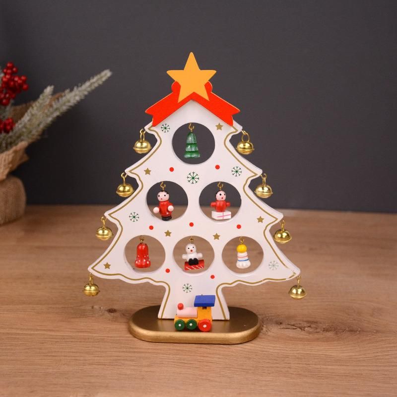 Christmas Decorations Christmas Tree Decorations Wooden Tabletops Decorate Christmas Gifts