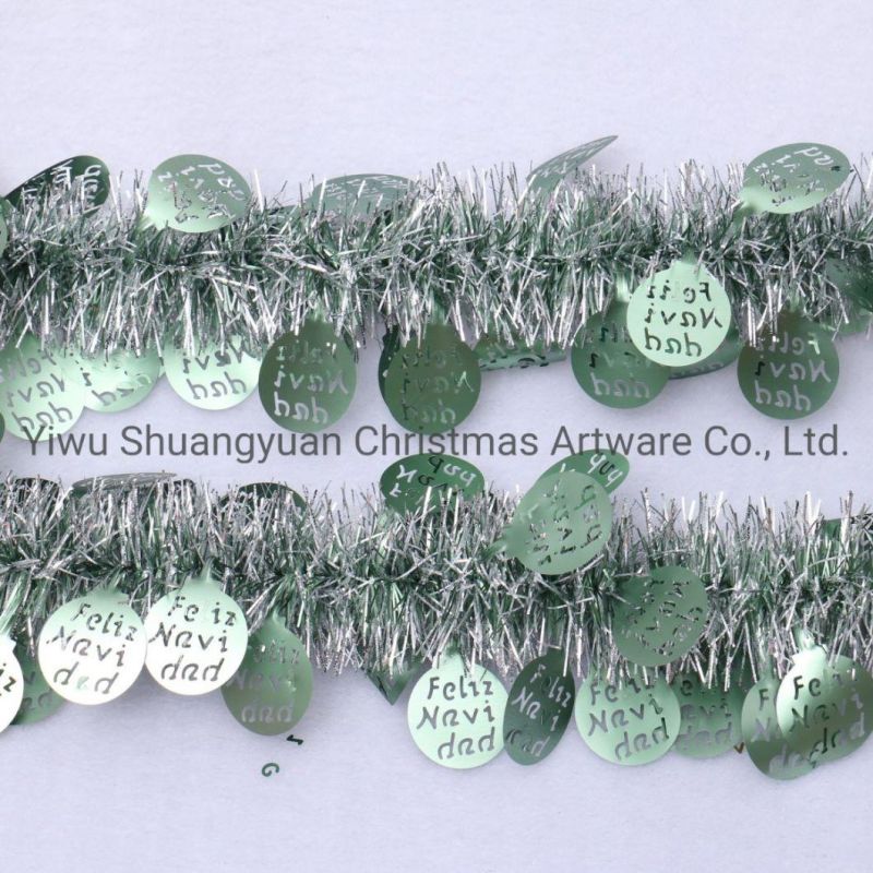 Shiny Matte Christmas Tinsel Narrow Christmas Tinsel