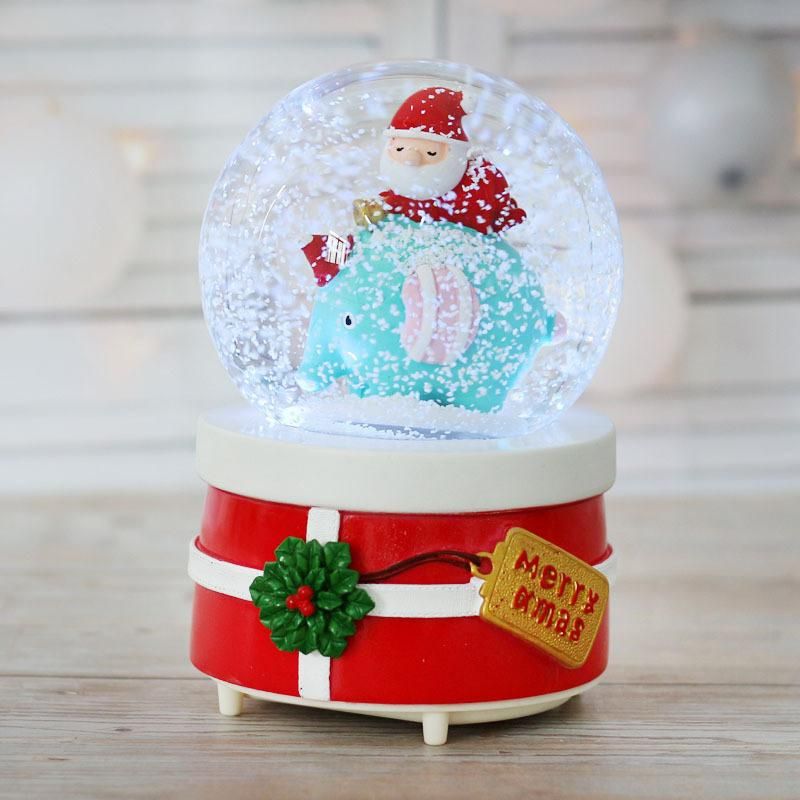 Wholesale High Quality Crystal Ball Music Box for Christmas