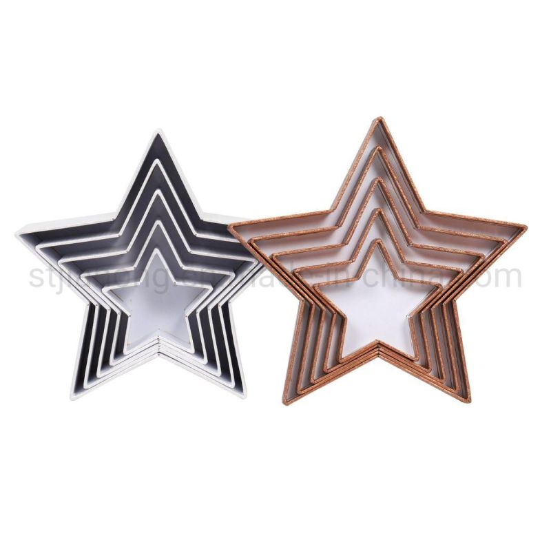 Star Shaped Cardboard Craft Paper Packing Christmas/Party/Birthday Gift Packaging Box (Sets) Candy/Cake/Chocolate Box