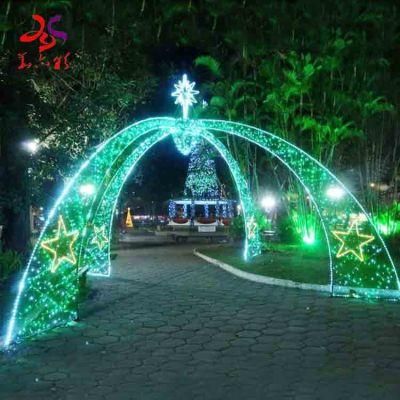 3D Decoration Christmas Arch Lighting 3D Arch Motif Light