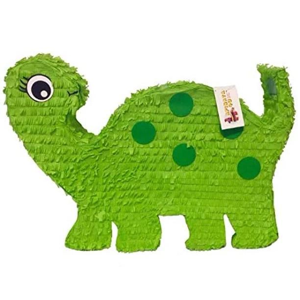 Kids Birthday Party Supplies Photo Props Woodland Design Pinata for Candy or Toys Green Dinosaur Paper Pinata