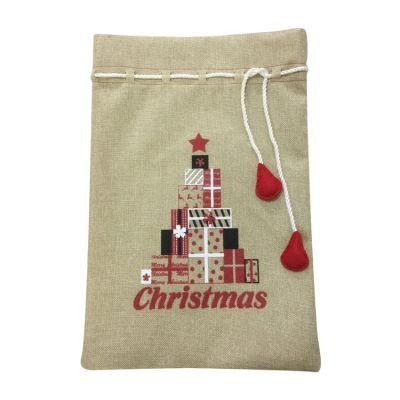 Burlap Sacks Bag Xmas Decoration Gifts Product Santa Sacks Christmas