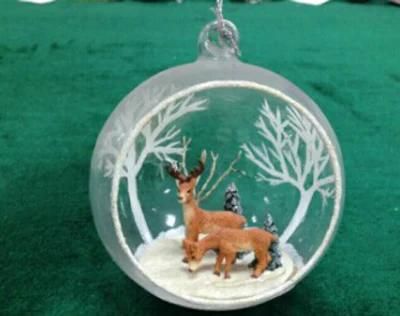 New Design Clear Glass Ornaments