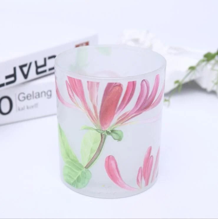 Wholesale Custom Size Color Decorative Candle Holder White Marble Candle Jar