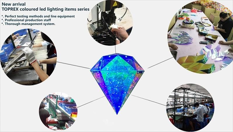 New Arrival 3V 3D Decorative Light Fairy LED Diamond Lighting for Events