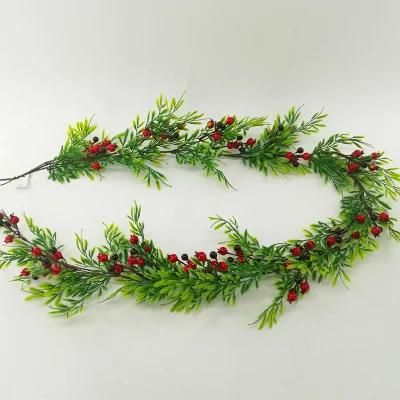 Christmas Vine Artificial Leaf Flower Decoration