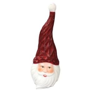 Red Ceramic Santa Clause Head