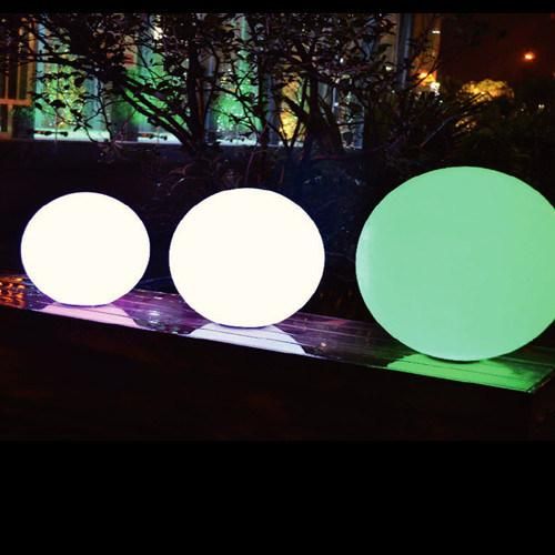 PE Material RGB Lighting Christmas Ball and Chairs Lights