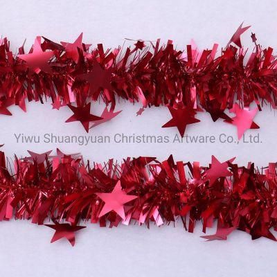 Christmas Pet Tinsel Flowers for Holiday Wedding Party Decoration Supplies Hook Ornament Craft Gifts