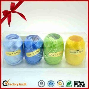 Custom 7mm*15m Four Color Cmyk Printed Ribbon Egg