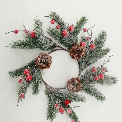 High Quality Christmas Flower Wreath for Christmas Decoration