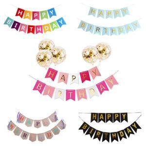 DIY Princess Birthday Banner Decoration Children Baby 1st Party Supplies