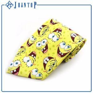 Fashion 100% Silk Printing Bright Colored Woven Men Necktie