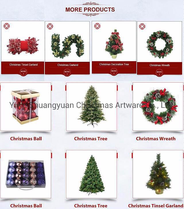 Yiwu Shuangyuan Facotry Direct Sale Cheap Price New Design 200cm Pet Tinsel for Christmas Tree