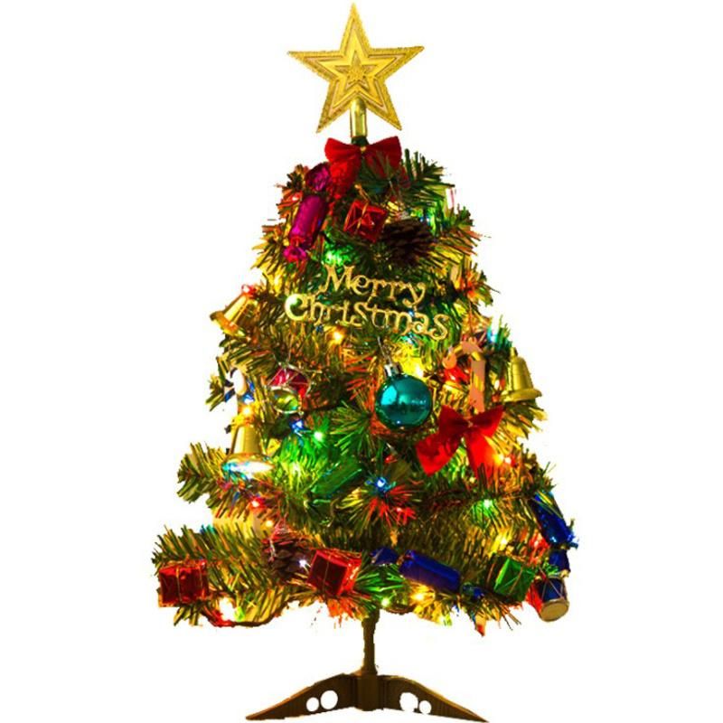 DIY Christmas Tree 50cm LED Mini Desk-Top Xmas Party Decorations