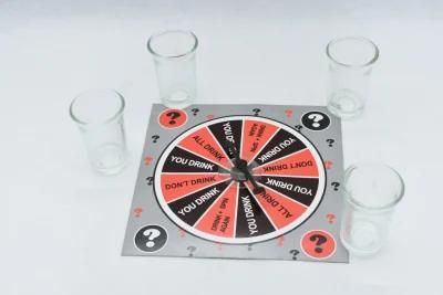 15*15cm Drinking Spin Shot Game Drinking Game Set Mini Size