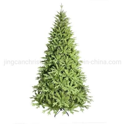 8FT Top Rated Five Branches PE Mixed PVC Christmas Tree