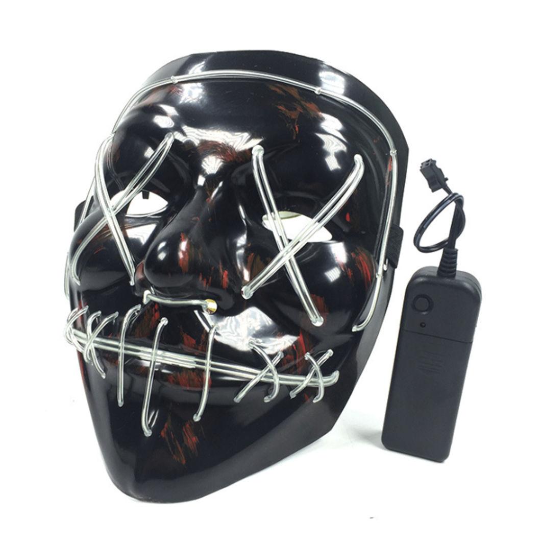 Halloween LED Mask Scary Party Supplies Pouting Mask