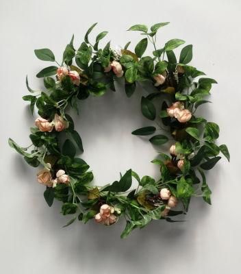24inch Wreath with Red Berry and Pinecone Wreath Christmas Decoration