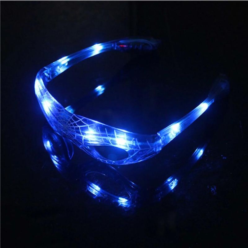 Luminous Spider-Man Flashing Mask Glasses Light