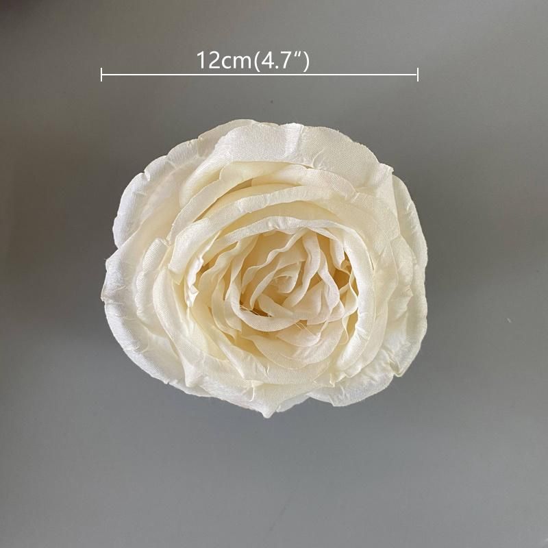 Wholesale High Quality Rose Flower Heads Silk Flower Wall Panel Flower Heads