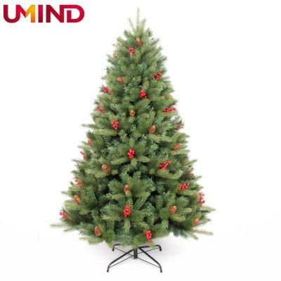 Yh2007 Premium Xmas Holiday Decoration 210cm Hinged Artificial Christmas Tree