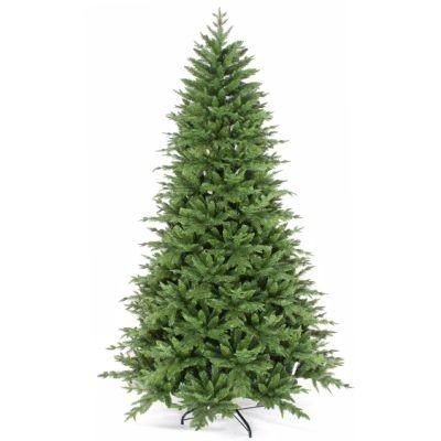 Yh2055 Realistic Artificial Green PVC Christmas Tree with Christmas Decoration